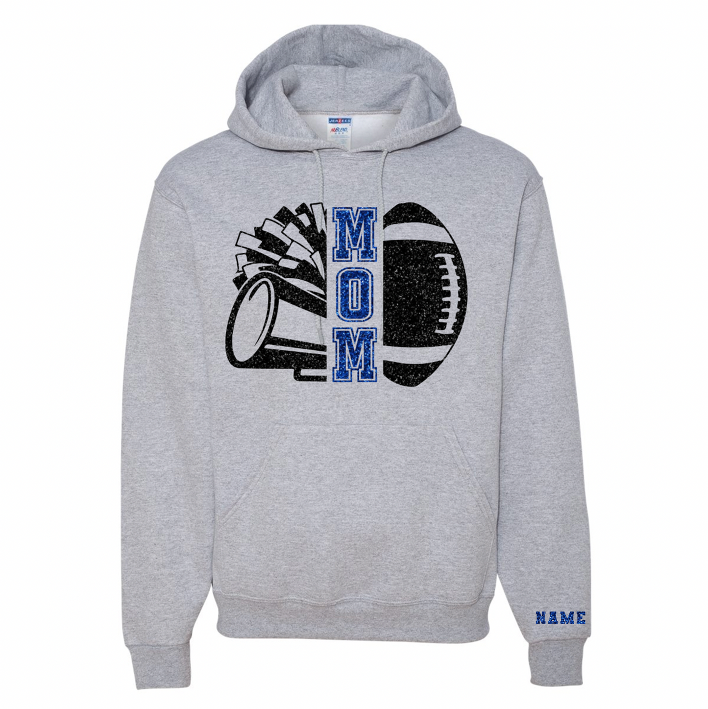Cheer and Football Mom Personalized Hoodie