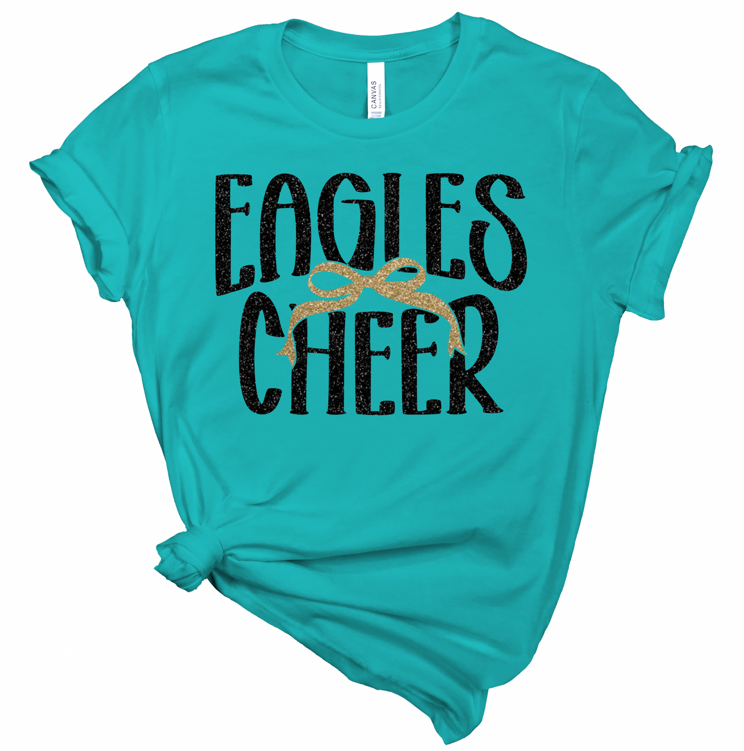 Eagles Cheer with Bow Tee