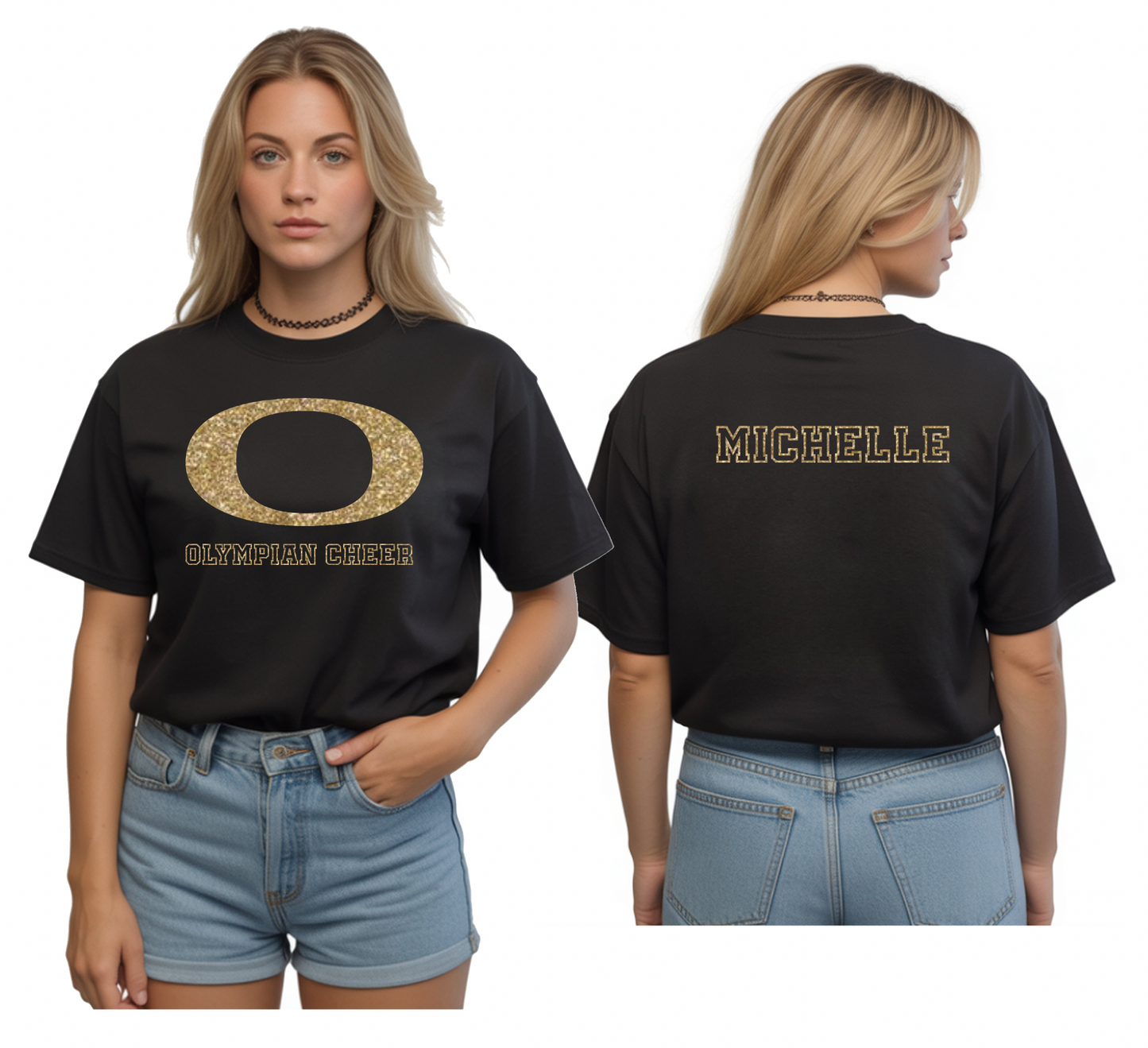 Custom Name O Cheer - Tee, Tank or Hoodie