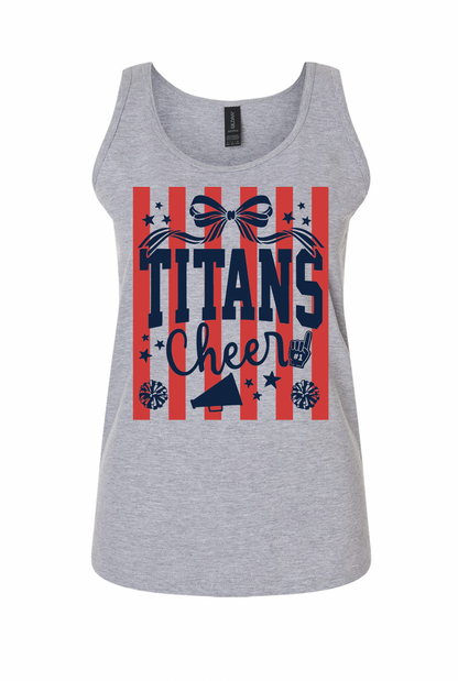 Striped Titans Cheer Icons Tank