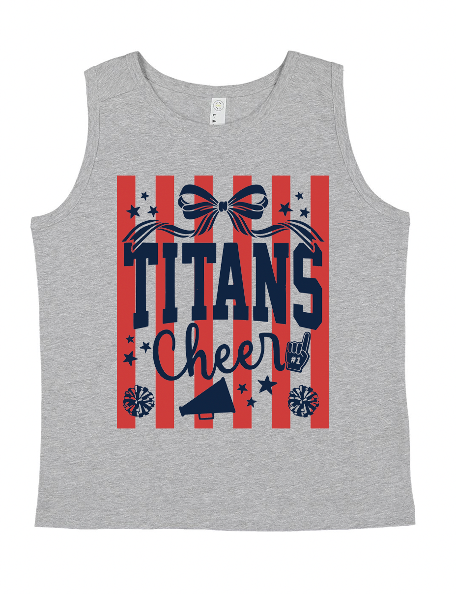 Striped Titans Cheer Icons Tank