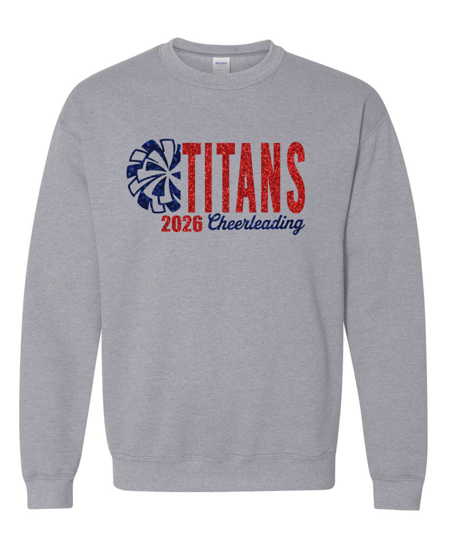 Titans Cheer 2026 Front Logo Only | Tee, Crewneck, Hoodies