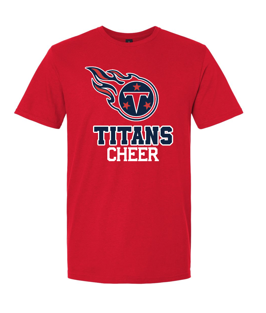 Titans Cheer Logo Tee | Adult and Youth