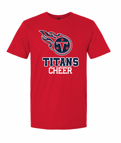 Titans Cheer Logo Tee | Adult and Youth
