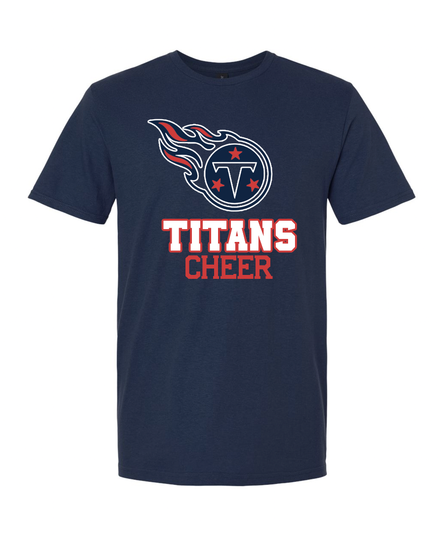 Titans Cheer Logo Tee | Adult and Youth