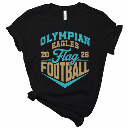 Olympian Eagles Flag Football Chevron Tee