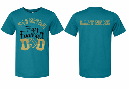 Personalized Olympian Flag Football Mom/Dad Tee