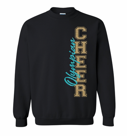 Olympian Cheer Vertical Crewneck Sweatshirt