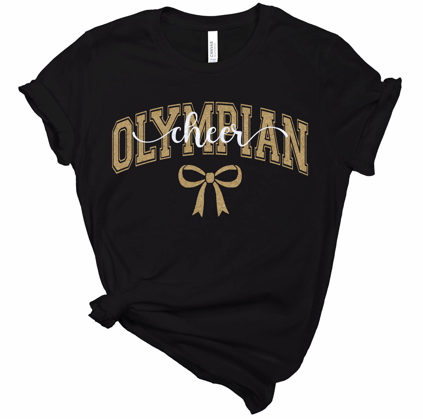 Curved Olympian Cheer Tee