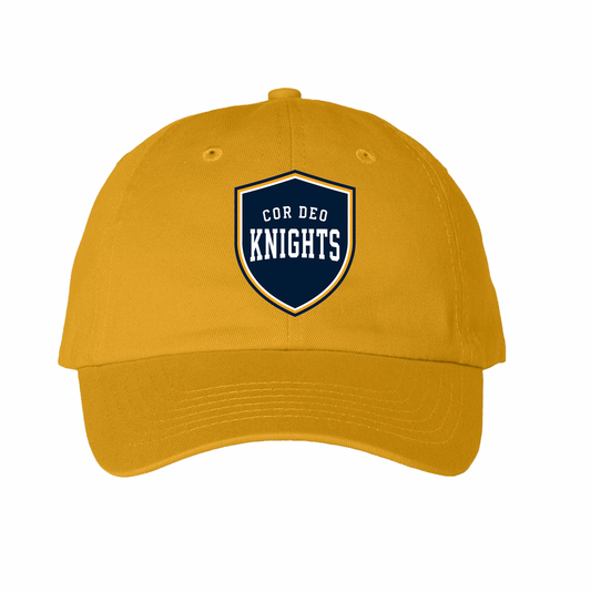Cor Deo Knight Shield 6-Panel Hat  - Gold