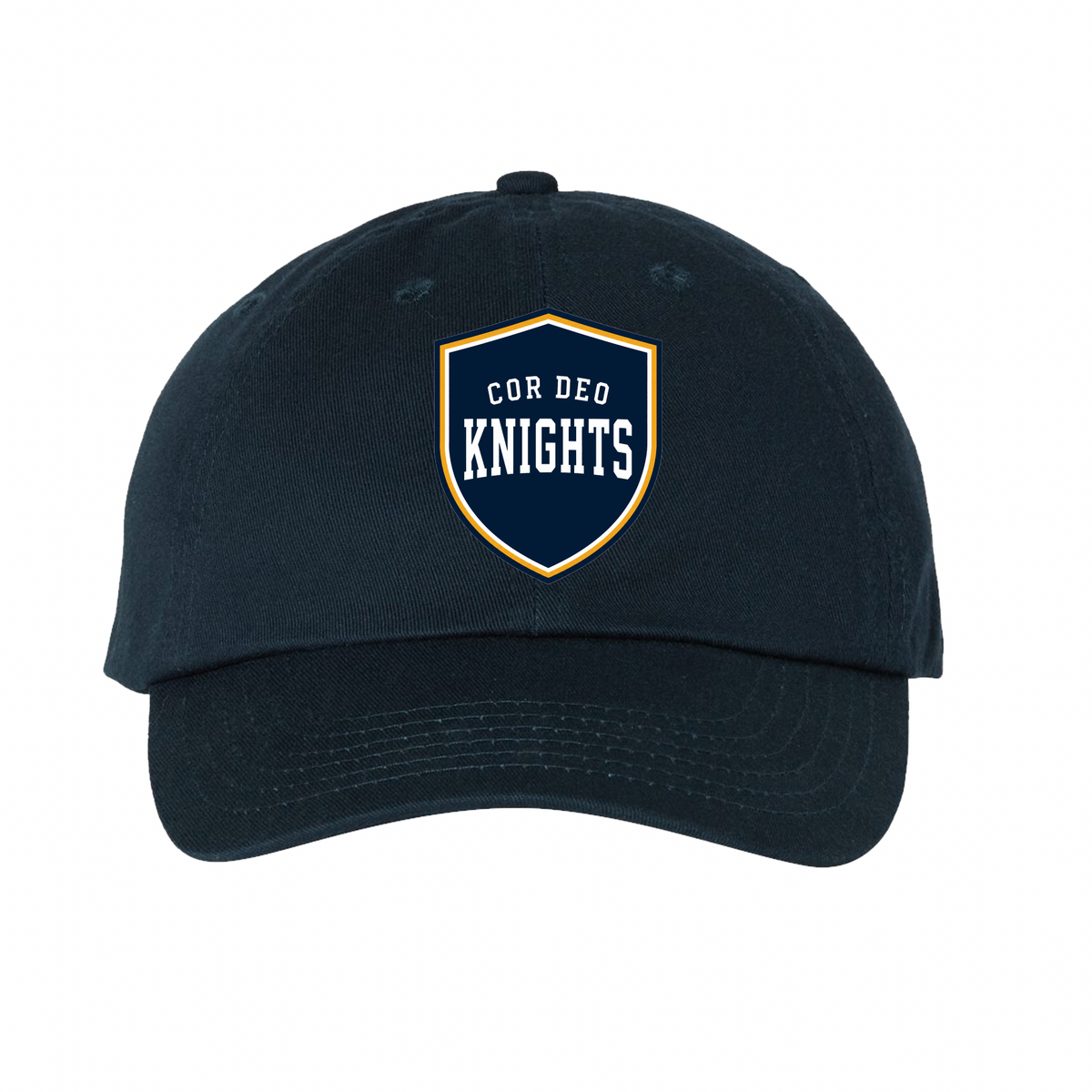 Cor Deo Knight Shield 6-Panel Hat - Navy