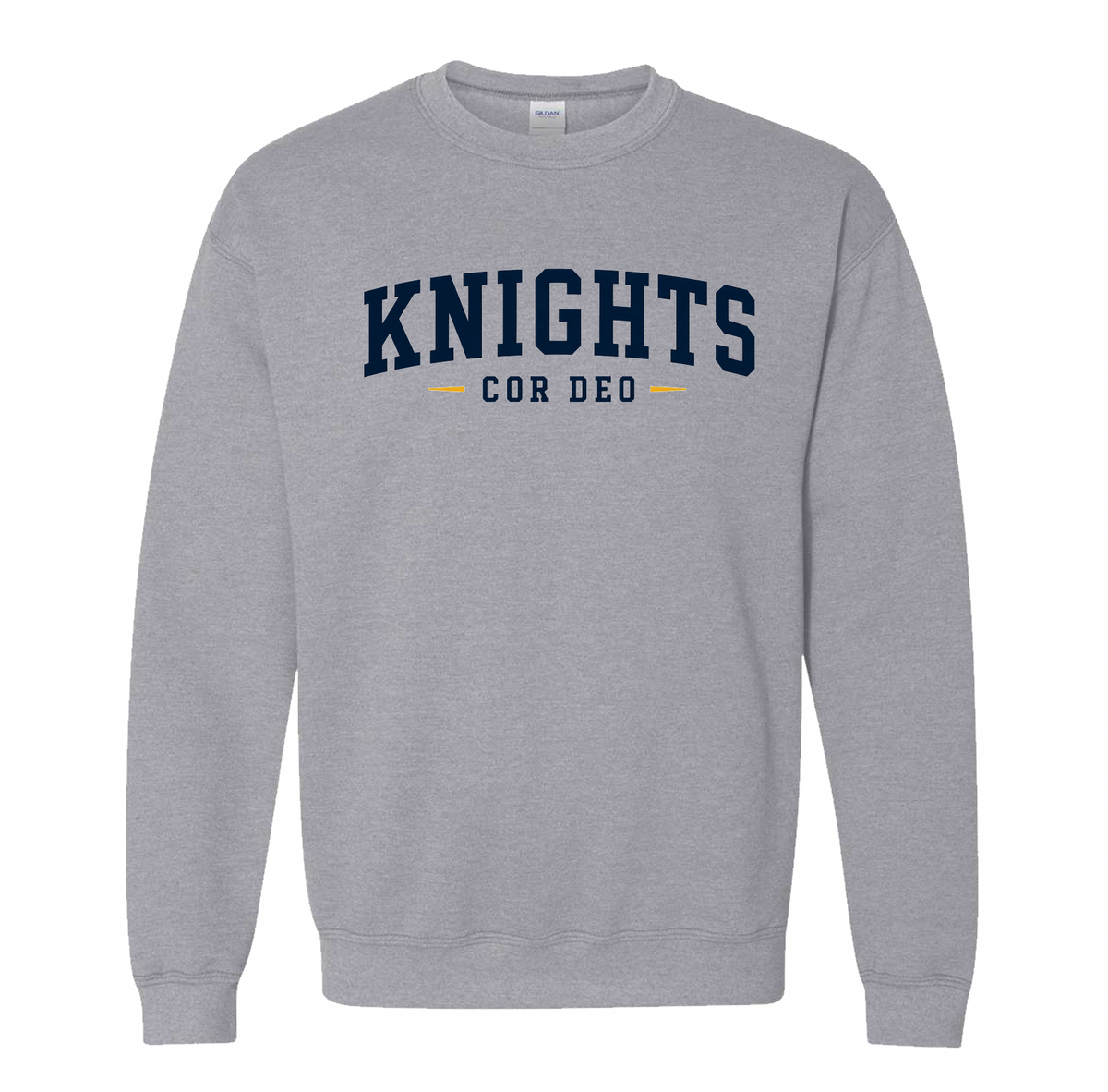 Cor Deo Knights Crewneck Sweatshirt - Heather Grey