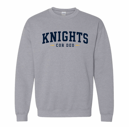 Cor Deo Knights Crewneck Sweatshirt - Heather Grey