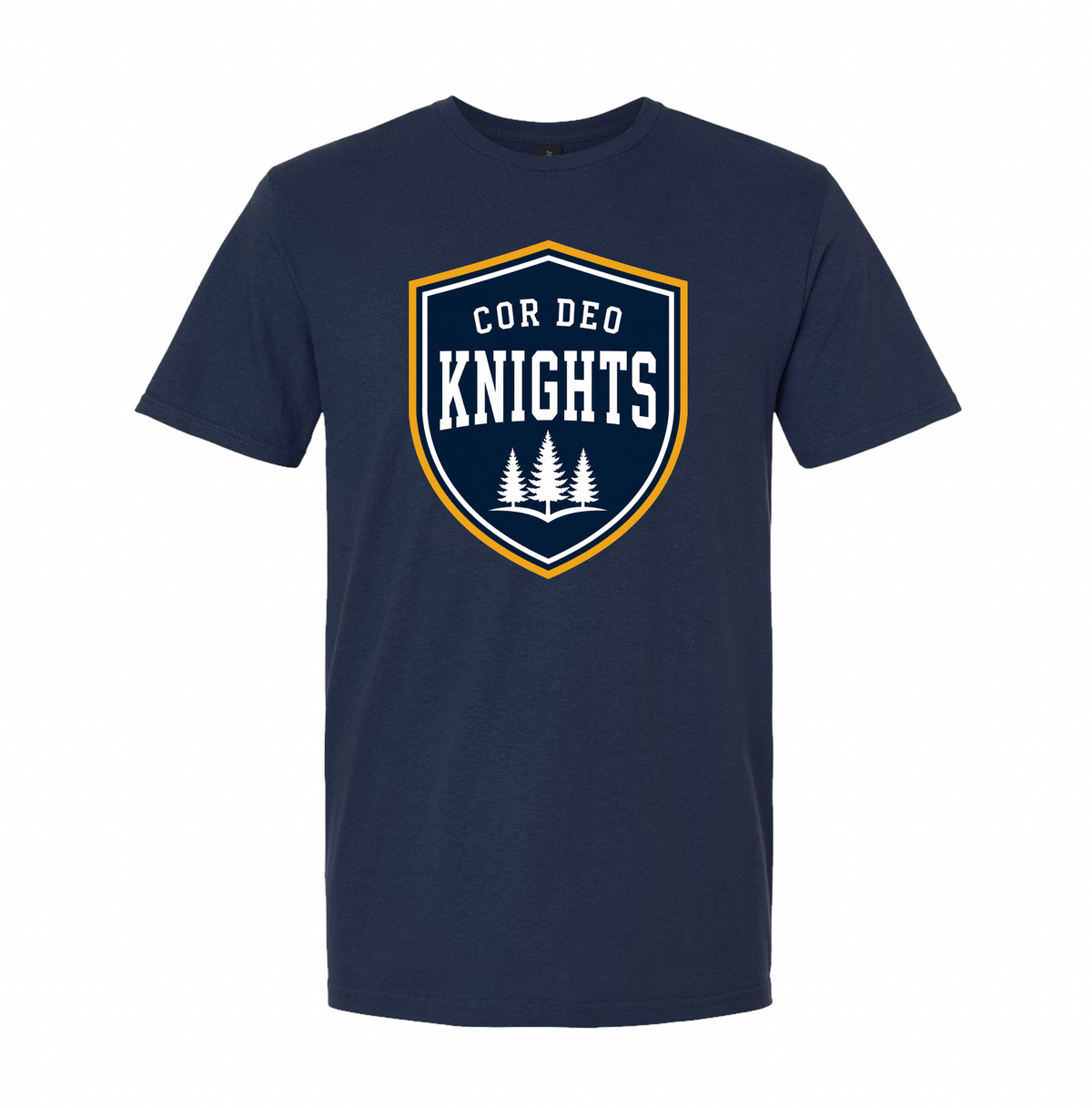 Cor Deo Knights Shield Decal Tee - Navy