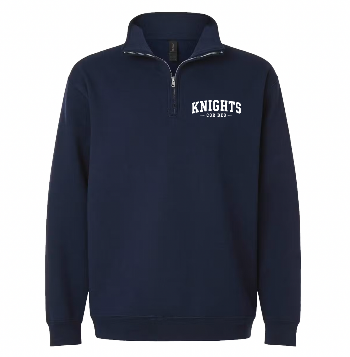 Cor Deo Knights Quarter Zip Sweatshirt - Navy
