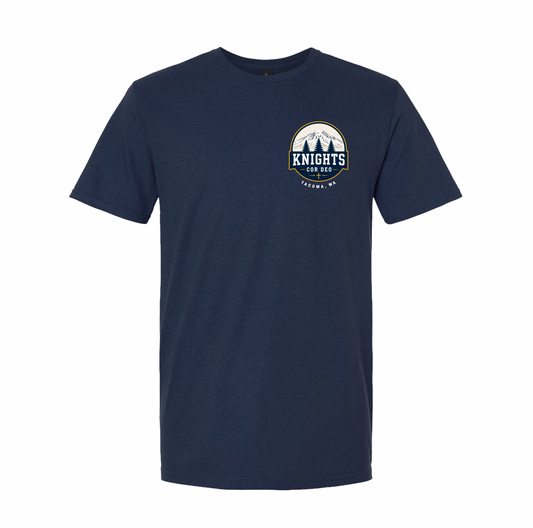 Cor Deo Knights Pocket Decal Tee - Navy