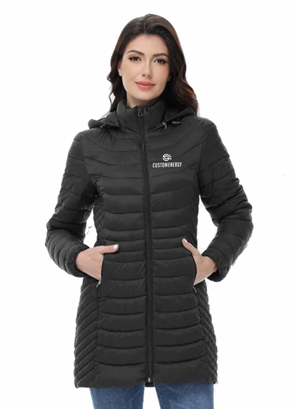 Women's Puffer Trench Coat