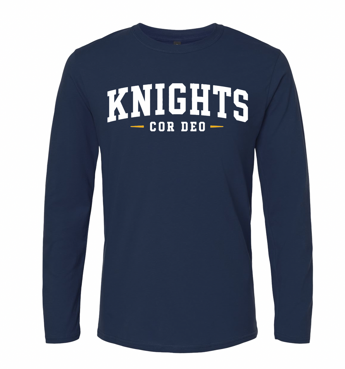 Cor Deo Knights Long Sleeve Tee - Navy
