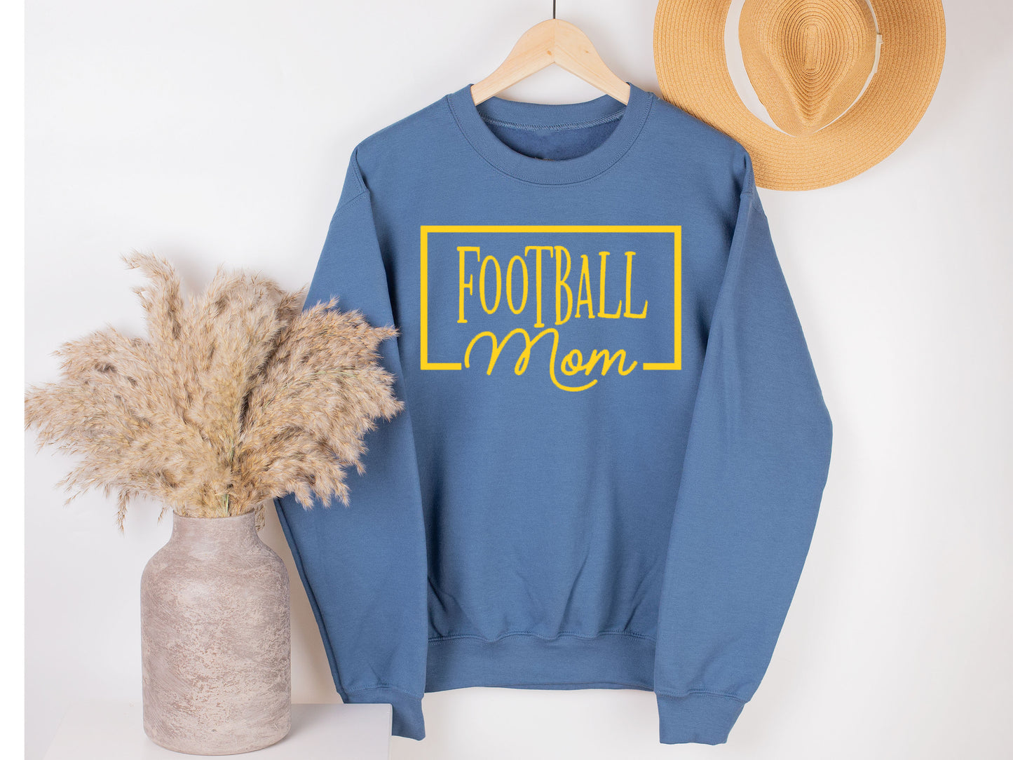 Team Square Customized Fan Sweatshirts | Custom Team Gear | Personalized School Sweatshirt | Triple Word | Game Day | Team Spirit