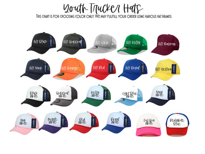 Personalized Team Trucker Hats | Team Spirit | Team Mascot